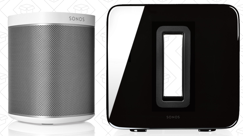 SONOS PLAY:1 2-Pack, $348 | SONOS SUB, $599